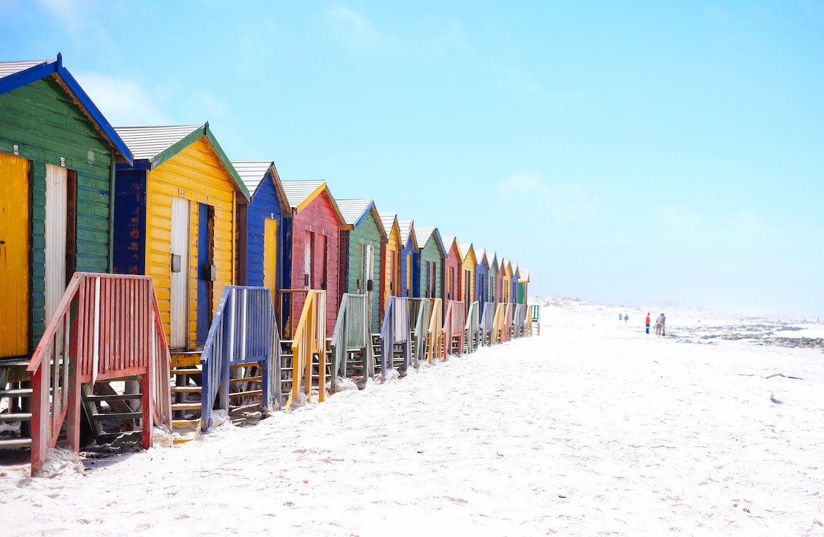 Muizenberg in Cape Town, South Africa